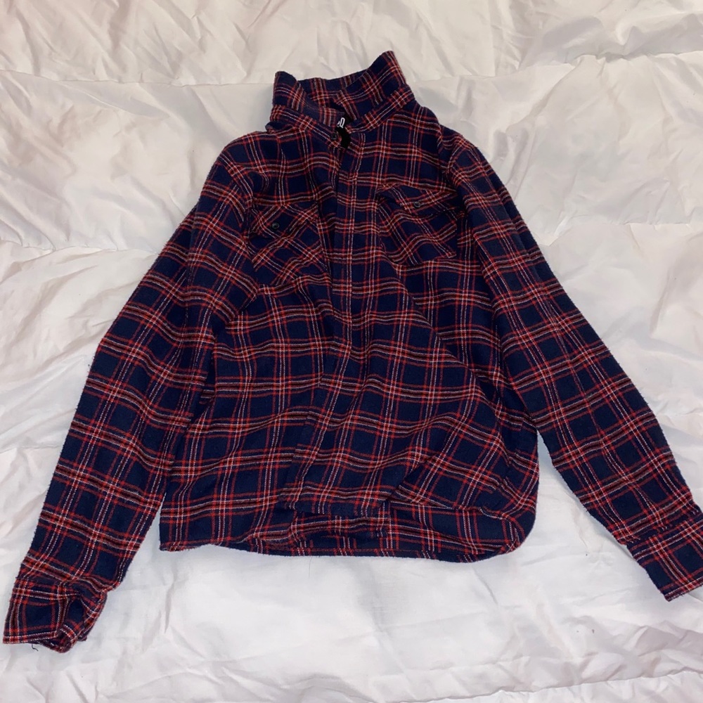 Blue and Red Flannel